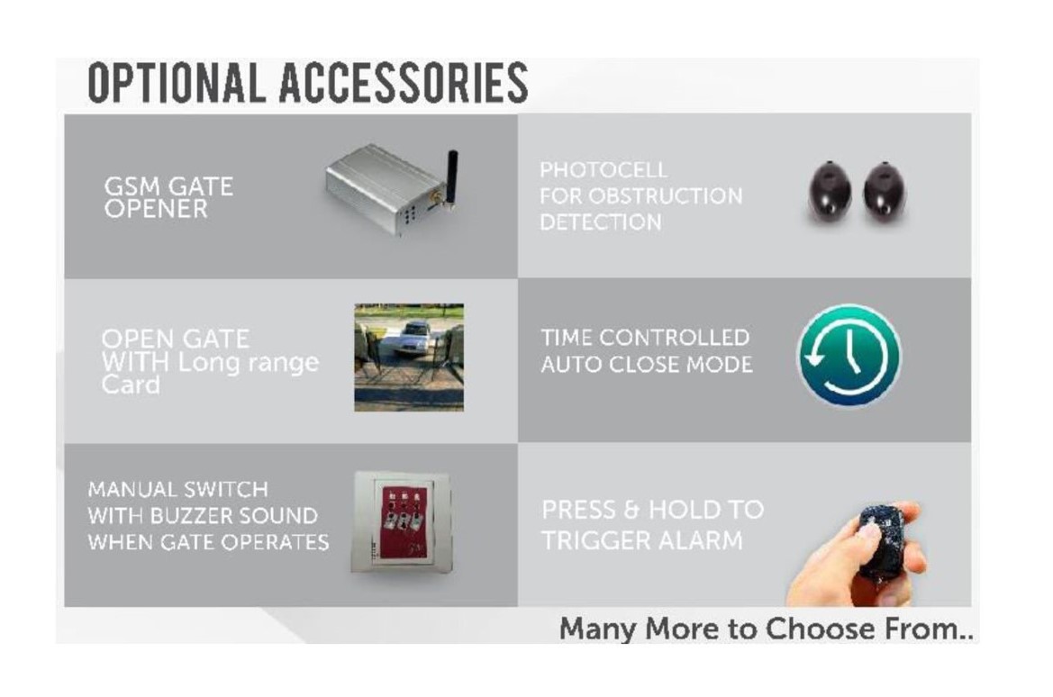 Automatic Swing gate_Accessories_2