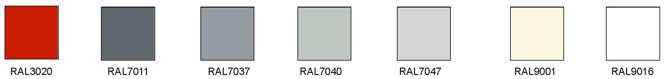 Sliding Fire Resistant Doors Colour Shades