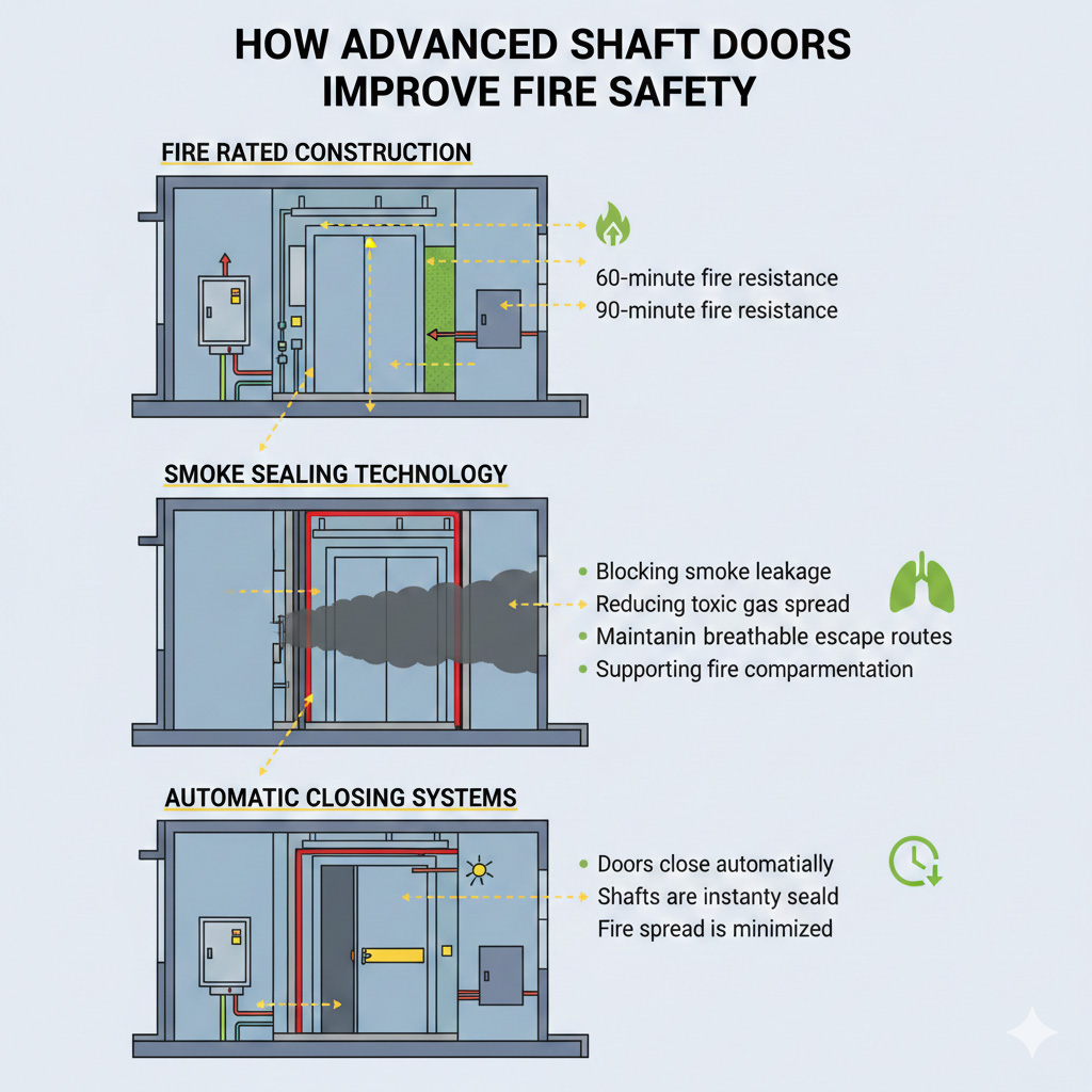 How Advanced Shaft Doors Improve Fire Safety