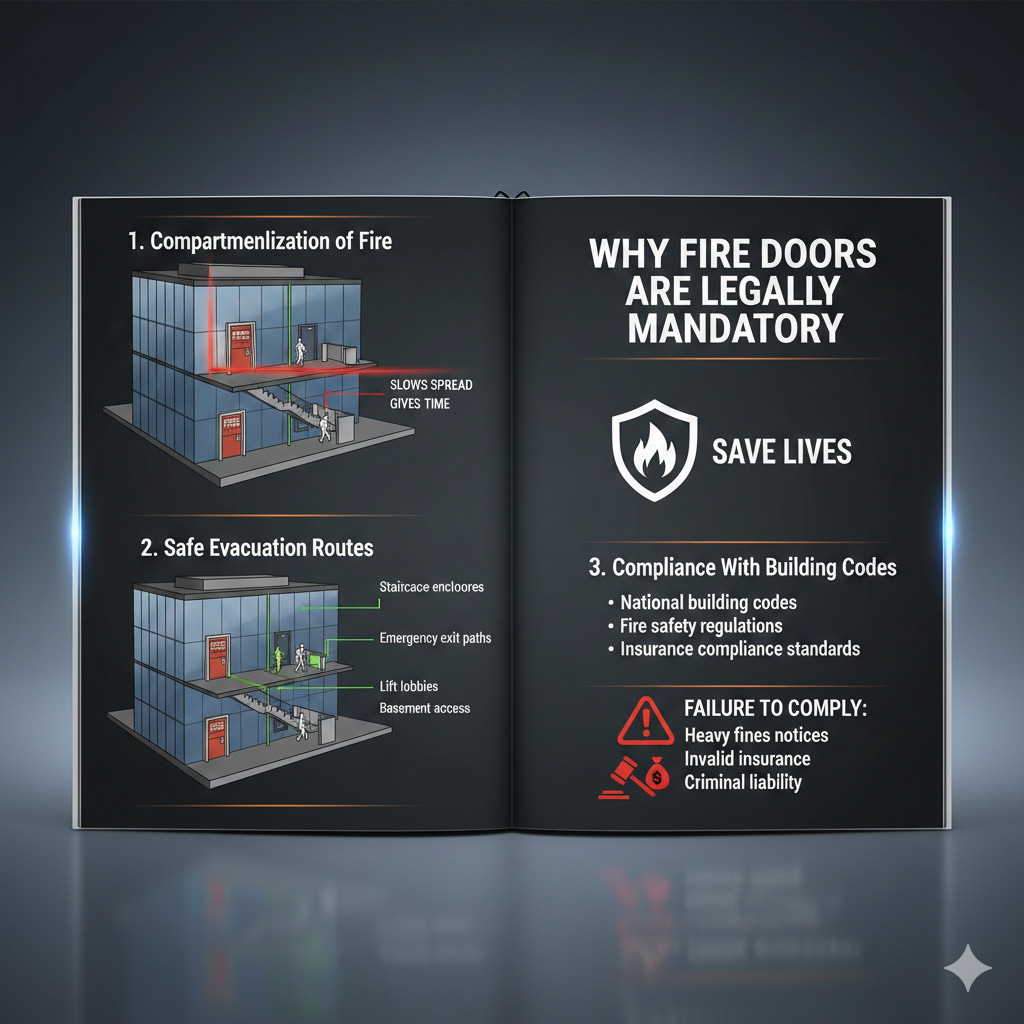 Why Fire Doors Are Legally Mandatory in Modern Buildings