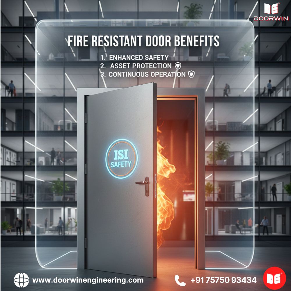 Fire Resistant Door Benefits with ISI Marked Safety