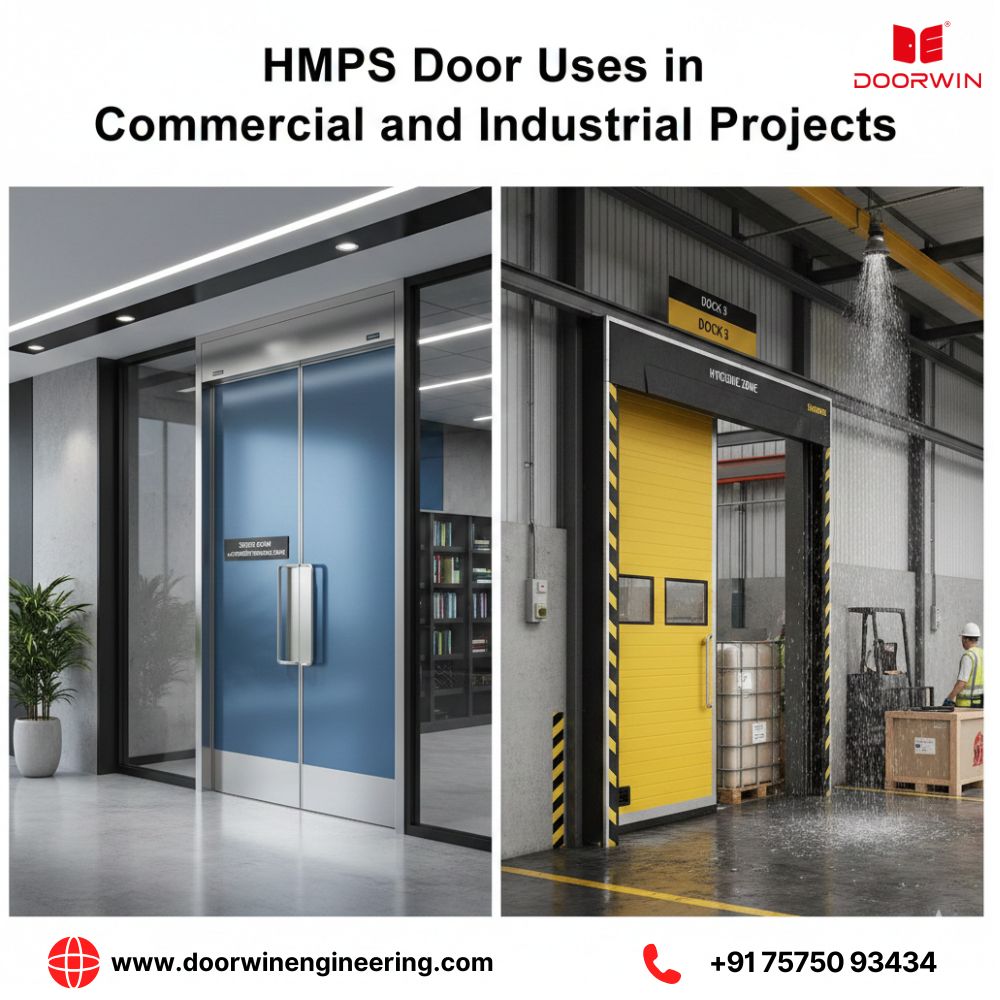 HMPS Door Uses in Commercial and Industrial Projects India
