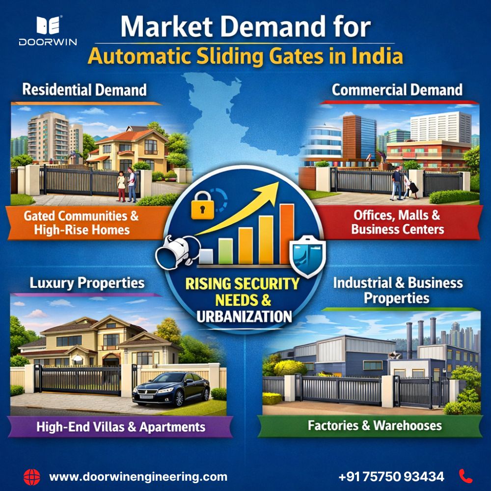 Market Demand for Automatic Sliding Gates in India