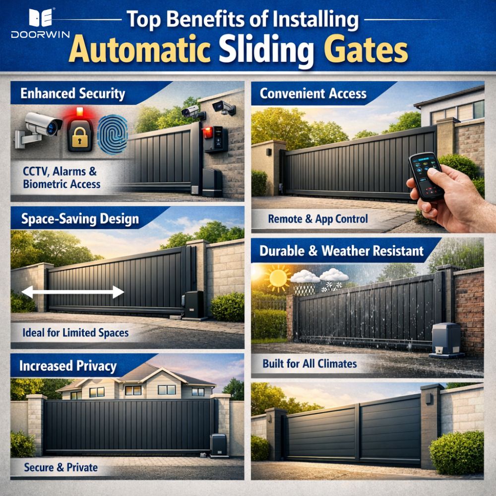 Top Benefits of Installing Automatic Sliding Gates India