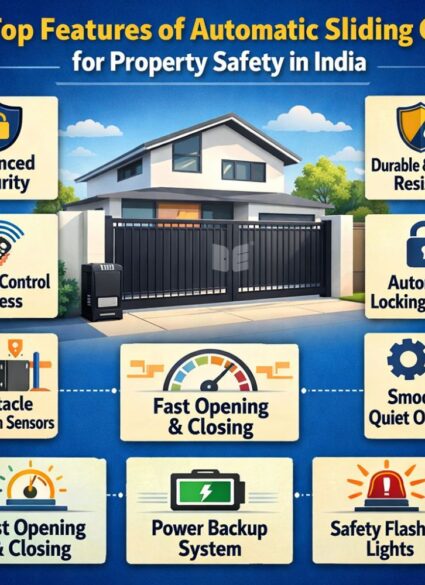 Top Features of Automatic Sliding Gates for Property Safety India