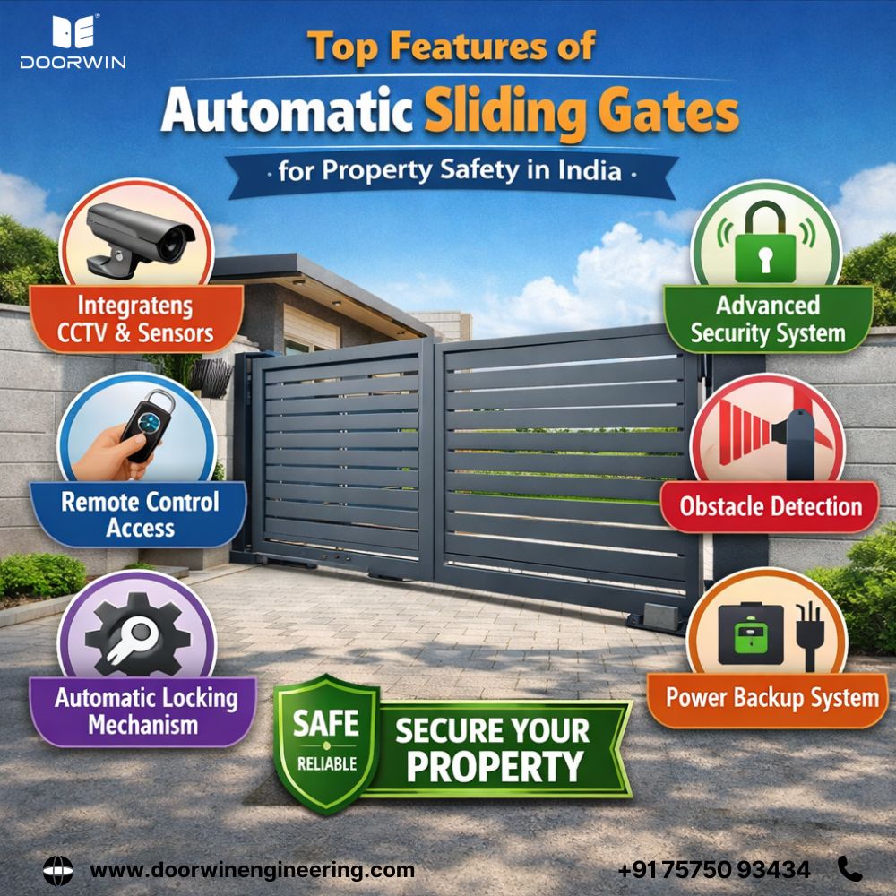 Top Features of Automatic Sliding Gates for Property Safety in India