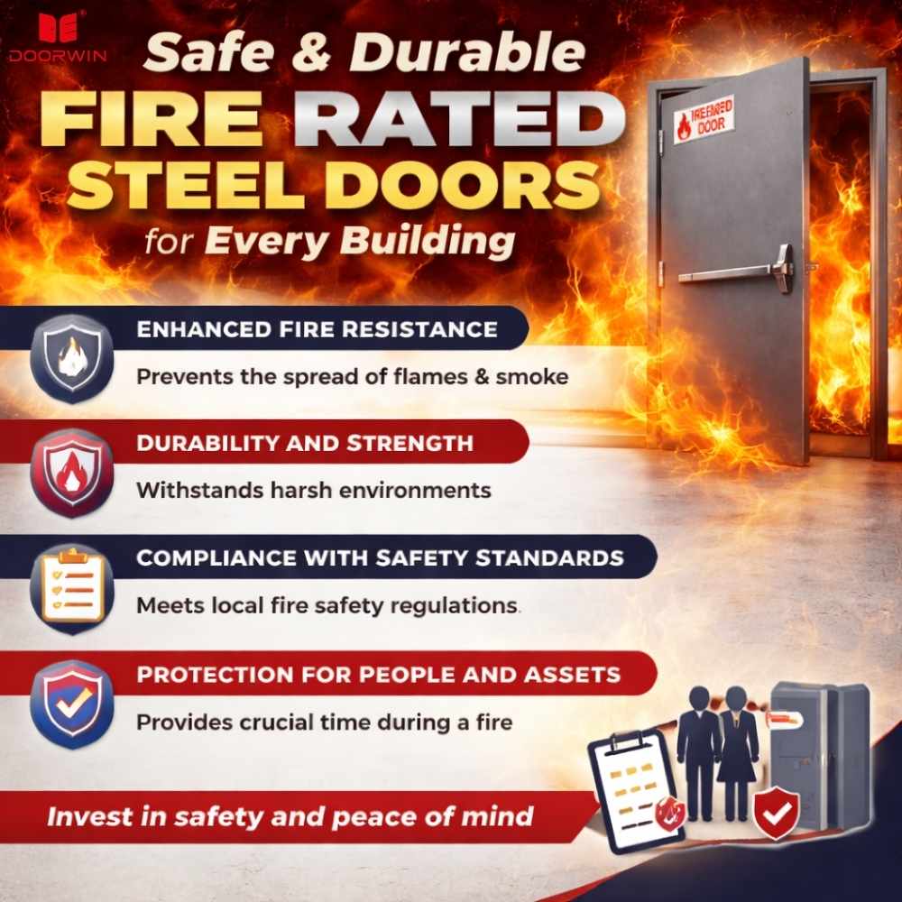 Safe and Durable Fire Rated Steel Doors for Every Building