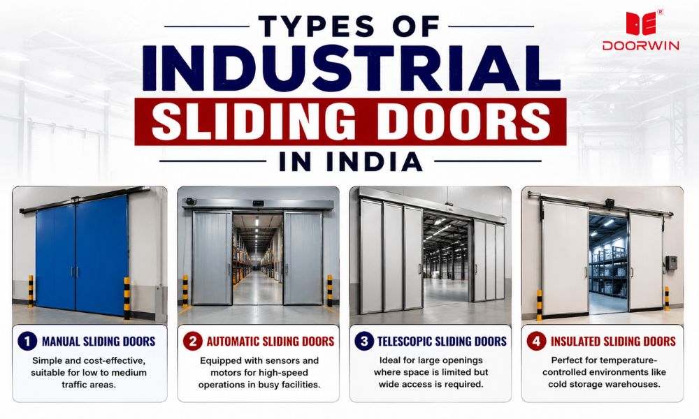 Types of Industrial Sliding Doors in India