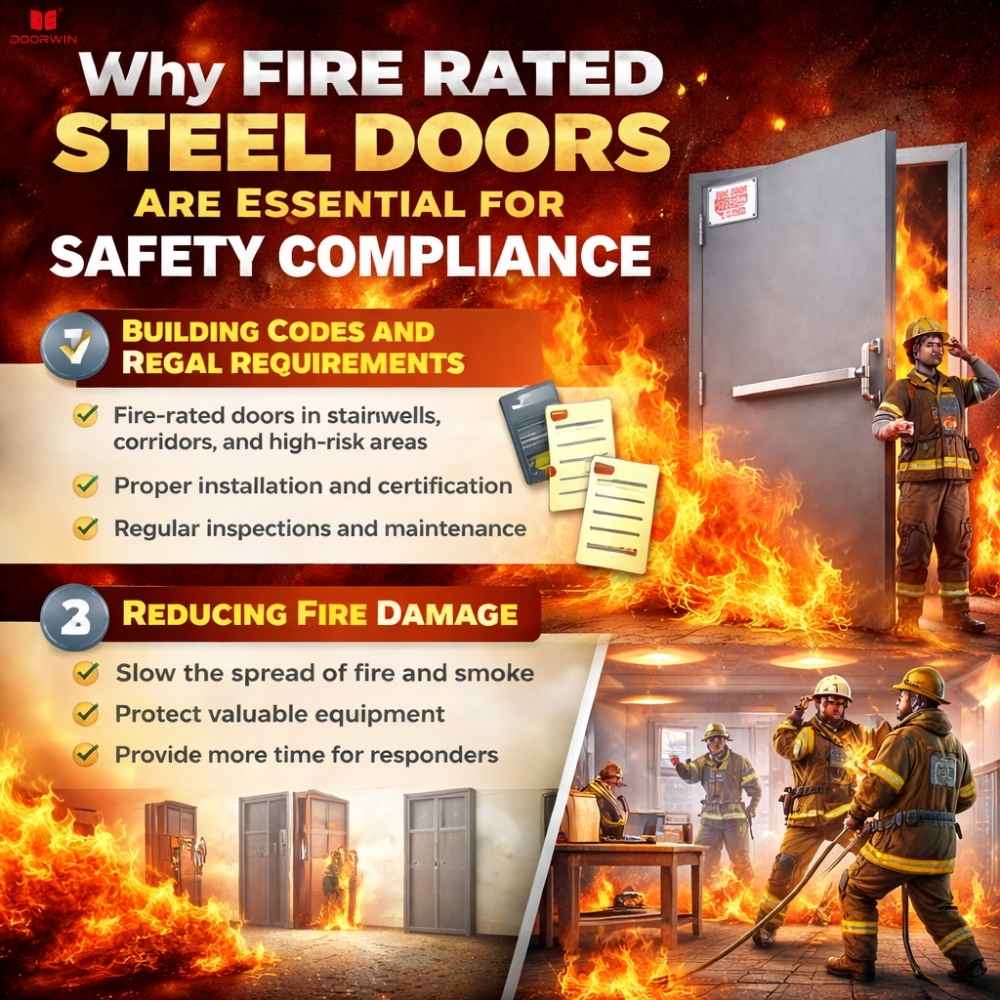Why Fire Rated Steel Doors Are Essential for Safety Compliance