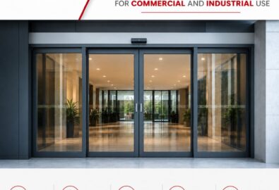 Automatic Sliding Doors for Commercial and Industrial Use