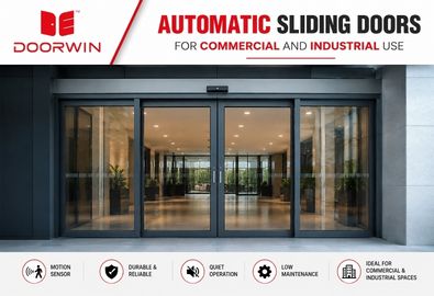 Automatic Sliding Doors for Commercial and Industrial Use